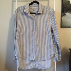 Striped High Low Tunic